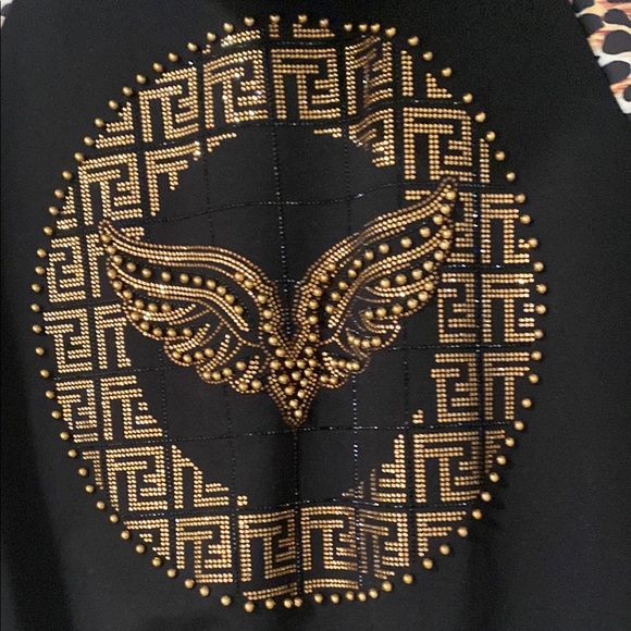 Tatu Black and Animal Print Tracksuit - Picture 7 of 10